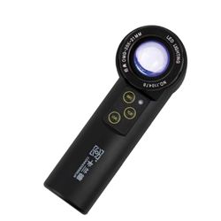 Ylellinen kädessä pidettävä antiikkikoru timanttiarviointi suurennuslasi LED-lampulla