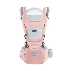 Handuo Baby Carrier med Lændestøtte - 360 All-position Baby Carrier Pink