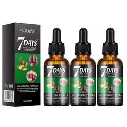 1-3 kpl 7 päivän kynsien hoito, inkiväärikynsien kasvuöljy, monikäyttöinen kynsien korjaus, kynsien vahvistajaöljyseerumi 3PCS