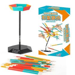 Stack It Up Balance Game Värikäs Stick Stack -lautapelilelut vanhemman ja lapsen väliseen vuorovaikutukseen Pulmapelit perheen juhlaleluille Light ...