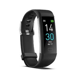 Fitness askelmittarikello Sleep Monitor Calorie Tracker (musta)