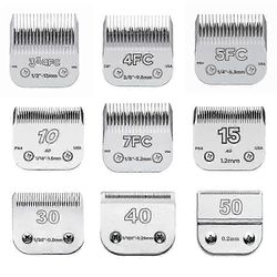 3F 4F 5F 7F 9 10 30 40 50 Professional Pet Clipper Blade A5 Blade sopii useimpiin Andis Oster Clippers Pet Clippers keraaminen terä 50-0,2 mm
