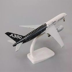 Unbrand 19 cm:n metalliseosmallin prototyyppi Airbus 350 A350 Airlines Airways Lentokonemalli Painevalettu lentokone laskutelineillä