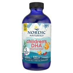 Nordic Naturals DHA 530mg Omega-3 Jordbær 237ml