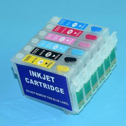 Redkid T0811 T0821 Uudelleentäytettävä kasetti Epson R270 R290 R295 R390 R615 RX590 RX610 RX690 TX650 TX659 1410 TX700 TX800 TX820 -tulostimelle 22...