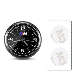 Auton kello Valoisa elektroninen kello kvartsikello koristeellinen kello (bmw M) kaksi pakkausta