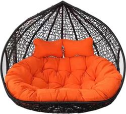 Tuplariipputuoli ulkokäyttöön kahdelle hengelle, riippuva kori riippumatossa, suuri koko K 130 x 110 cm