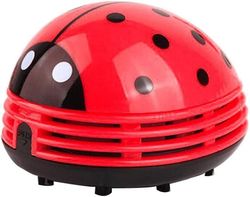 Støvsuger Mini Ladybug Desktop Dust Collector Rengjøringsverktøy for hjemmekontor (red1pc)