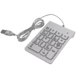 Mini USB-kablet numerisk tastatur numerisk tastatur 18 taster digitalt tastatur for regnskapsteller laptop Windows