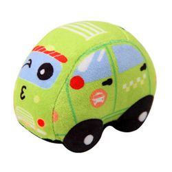 Pehmo avaimenperä sarjakuva paloauto ambulanssi poliisi-auto taksi pehmo lelulaukku koriste pehmeä täytetty kärry Vihreä