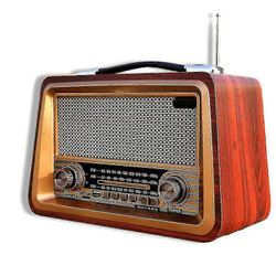 Zuoo Retro Full Wave Bluetooth-kaiutin Vintage FM -radio Vanhanaikaiset klassiset tyylit