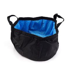 8.5l Sammenklappelig Udendørs Camping Bærbar Folding Bucket Water Container, Farve Blå