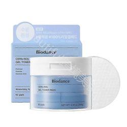 unbrand Cera-nol geeliväriainetyynyt | Kosteuttavat, rauhoittavat korealaiset kasvovesityynyt herkälle iholle | 4.93 fl.oz.(140g), 60 tyynyä 1PC