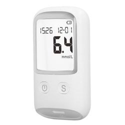 Hemoglobiinimittari Hemoglobiinitesteri Hemoglobiinitestisarjan glukometri verensokerin mittaamiseen,50 testiliuskaa + 50X neulaa