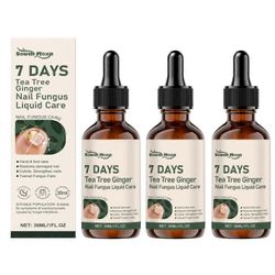 7 päivää teepuu inkivääri kynsisienihoidot ravitseva vahvistava kynsineste terveempään kasvuun hyvä 3 kpl