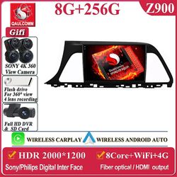 Scitoo Qualcomm Snapdragon Bil Radio Multimedia videospiller Android 13 For Hyundai Sonata 7 Lf 2014 2015 2016 2017-2020 No 2din DVD QCM 8-256G 360 2k