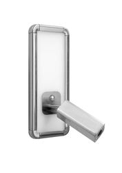 Inspired Lighting Ibiza væglampehoved med baggrundsbelyst lys 10W LED Satin Nikkel 4000K, 700lm,