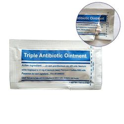 10PCS kolminkertainen antibioottinen voidegeeli ihon hätäpalovammoihin ensiapupakkaus sidokset palovamma voide haavanhoito infektio