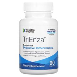 Houston Enzymes Houston enzymer, TriEnza, enzym til fordøjelsesintolerancer, 90 kapsler