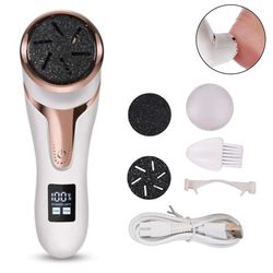 Grape Pp Elektrisk Fod Callus Remover Kit, genopladelige Pedicure Tools Foot Care
