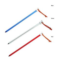 6pcs/lot 23cm Aluminium Baldakin Telt Pegs Garden Stakes, Color Silver