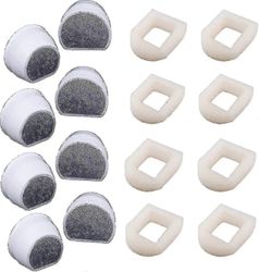 16 kpl vaahtomuovisia esisuodattimia ja aktiivihiilisuodatinta, yhteensopiva Petsafe Drinkwell Inox 360 Avalon -juomalähteen kanssa