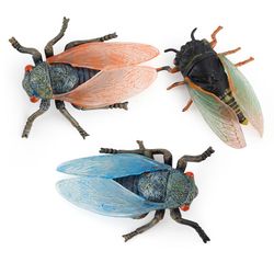 3stk Mini Simulation Insekter Model Cicada Uddannelse Legetøj Børn Gave Tema Party Favoriserer