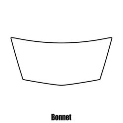 Window-Tint Klar Beskyttelse Film for Chevrolet Corvette BASE 2005 til 2013 - Bonnet beskyttelse film Klar Gloss PPF