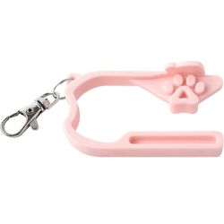 Turvaistuimen soljen vapautustyökalu - helppo avata apu niveltulehdukseen, pitkiin kynsiin, vanhempiin lapsiin - nappipainin vauvalle Vaaleanpunainen