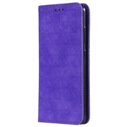 Gangxun Kompatibel med Samsung Galaxy A52 5g taske læder magnetisk flip folio cover tegnebog lilla