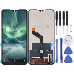 TFT LCD-näyttö Nokia 7.2 / 6.2 / TA-1193 / TA-1178 / TA-1196 / TA-1181 Digitizer Full Assemblylla