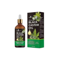 Jamaikan musta risiiniöljy, luomu kylmäpuristettu puhdistamaton risiiniöljy hiusten kasvuun, ripsiin ja kulmakarvoihin, ihon ja päänahan kosteusvoi...