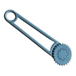 Monikäyttöinen pahvin rei'itysleikkuri Pyörivä pahviri'itin Ergonominen kahva pahvin rei'itin pakkaukseen sininen