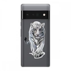 Crazy Kase Sag til Google Pixel 6 Pro Soft, Tiger White