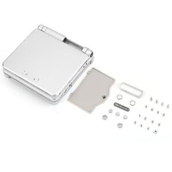 Wyrerr För Nintendo Game Boy Advance Gba Sp Protective Abs Case Cover Repair Parts Kit Silver