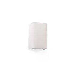 Faro Lighting Bomuld Beige Square Wall Light 200x 125x 105 1x E27