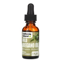 California Natural Californien Naturlig, Vild Oregano Olie, 1 fl oz (30 ml)