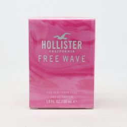 Gratis bølge av Hollister Eau De Toilette For Hennes 1.0oz/30ml Spray Ny Med Boks 1.0 oz