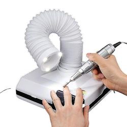 40w kraftfuld sømstøvopsamlermaskine til manikyrstøvsuger til neglekunst negleventilator støvsugning 3 lysdidede til belysning 560m American standa...
