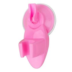 Brusehovedbeslag Brusehoved base Stå Badeværelse Sprinkler Holder justerbar Punch Free Stærk Sucker Type Pink