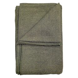 Sotilastyylinen raskas villahuopa ulkoiluun, selviytymiseen ja hätäpelastuskäyttöön Oliivin vihreä vihreä leikata