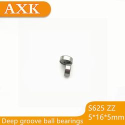 Udsalg S625zz Abec-3 (10stk) 5x16x5mm rustfrit stål leje 625zz / ss