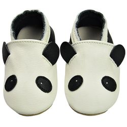Nyfødte støvletter til babyer, sæt hjemmesko til spædbørn - 3_x Panda hvid 13-18 Months