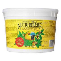Lafeber Classic Nutri-Berries Papukaija ruoka, 3.25 lb Bucket