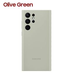 Käytä Samsungin silikonikotelon suojakuoreen Galaxy S22Ultra S22 Ultra 5G -muotikoteloille Matkapuhelinkotelot Matkapuhelimen kotelo For Olive Green