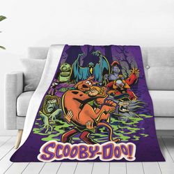Scooby Doo pehmeät kevyet vuodepeitot Muhkea sumea kodikas huopa mikrokuitupeitto sohvalle KDE30815 76x102cm 40x30in