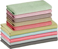 Mikasa 10 stykker mikrofiberservice rengøringsklud (tilfældig farve) 30*40CM 25*25CM