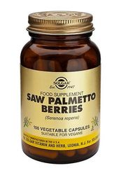 Solgar täysi teho Saw Palmetto marjat vihannesten kapselia, 100