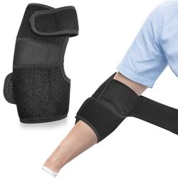 Xqday Albue Tandbøjle Tennis Night Elbow Sleep Support, justerbar albue senebetændelse Brace