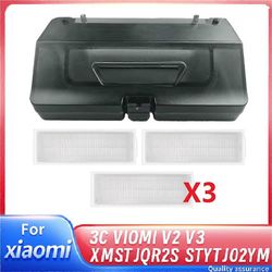 2-in-1 vesisäiliön pölylaatikko Xiaomi Robot Vacuum Mop 2S 3C VIOMI V2 V3 XMSTJQR2S STYTJ02YM -imurille As Shown